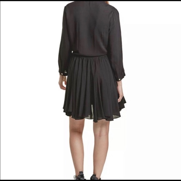 Zadig & Voltaire Black with Gold Trim Collar Dress - Picture 2 of 11